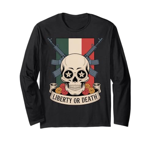 Dia de los Muertos Calavera - Liberty or Death Mexican ����T�V���c