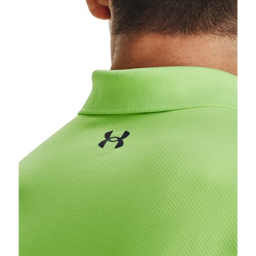 Under Armour Men's Polo Shirt Nylon/Elastane Blend (as1, Alpha, m, Regular, Regular, Quirky Lime/Pitch Grey 752)4