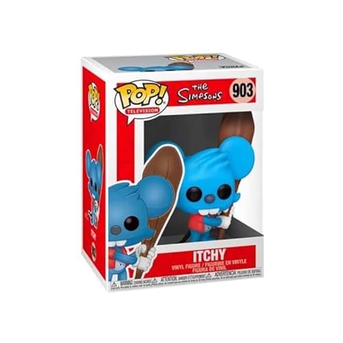 Funko Pop Animation: Simpsons - Itchy,Multicolor,Standard #TOP1