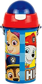 Re-usable Plastic Paw Patrol Water Bottle, Sports Bottle 500 ml