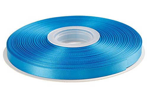 AVANAVA 3/8 Inch Wide Double Face Satin Ribbon - 50 Yards (327-Mosaic Blue)