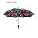 KAAVIYO Floral Artwork Flamingo Umbrella Windproof Automatic Foldable Umbrells Auto Open Close for Men Women Kids