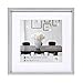 Produktbild walther design ES330S Steel Style Kunststoff-Bilderrahmen 30x30 cm, silber