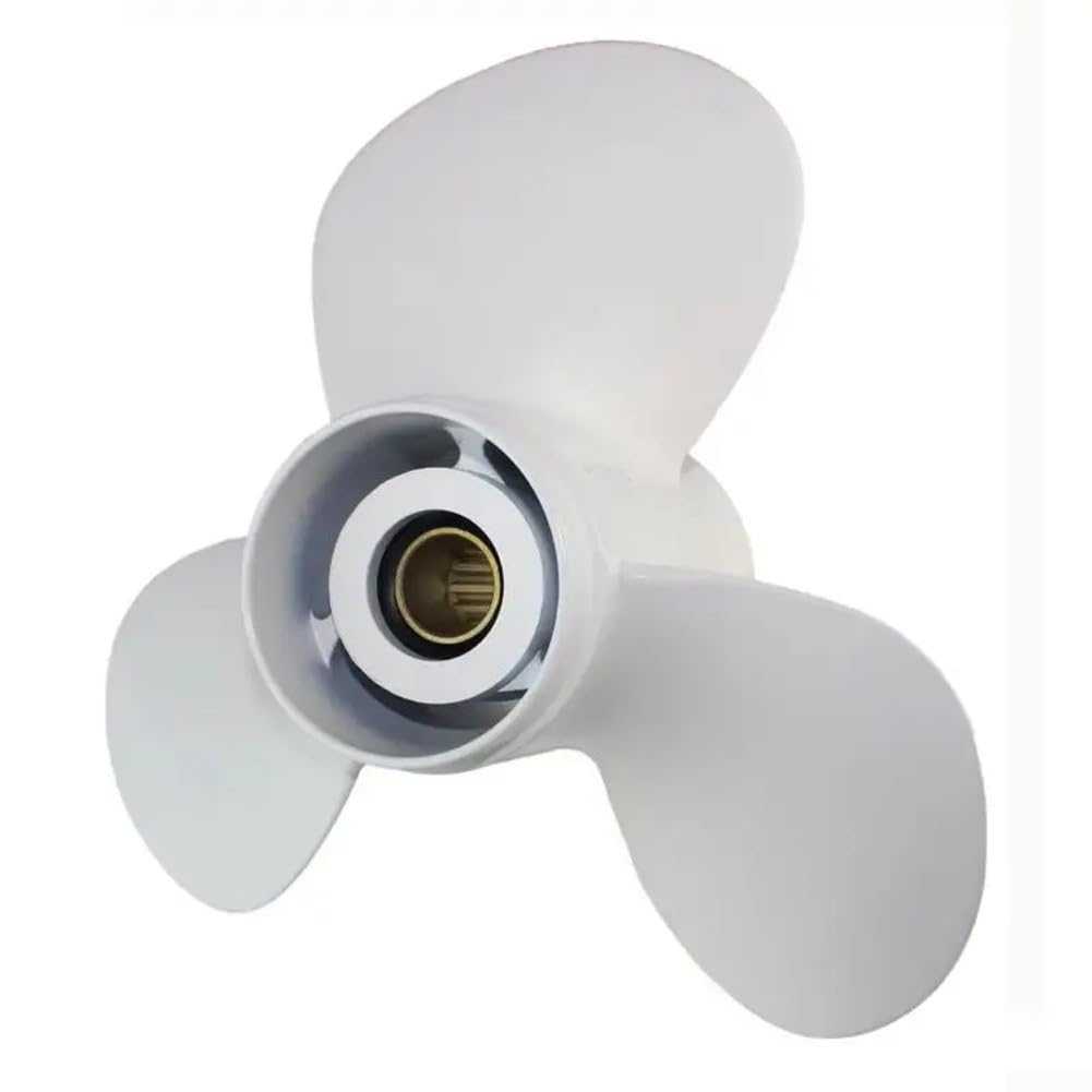 Elica fuoribordo 11 1/8x13 pollici in acciaio inox 13 denti design per 40-60HP barca motori