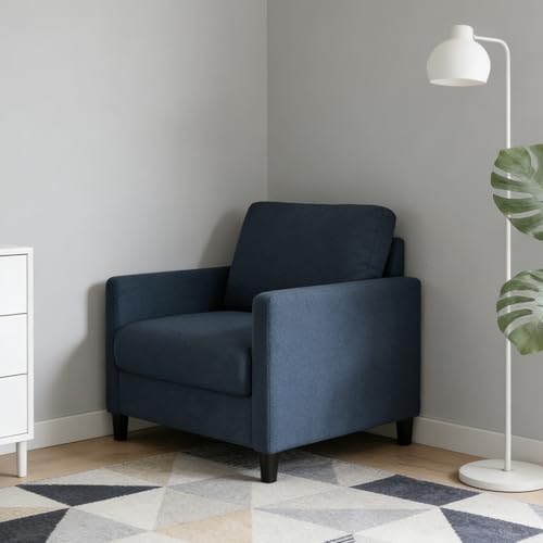 Welzona Slate Blue Reading Chair for Living Room