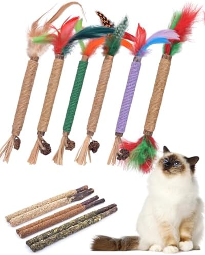 TINDTOP Silvervine Chew Sticks & Cat Toys Chew Ropes image 4
