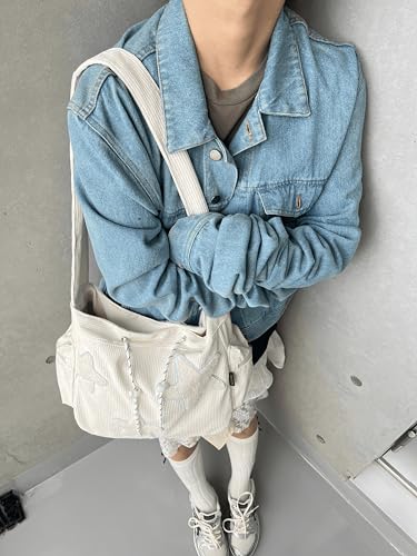 Image of Star Tote Hobo Bag Women Aesthetic Messenger Cute Bag Handbag Large Capacity Tote Shoulder Bag Casual Crossbody