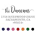 Personalized Address Stamp - Recycled Plastic, Climate Neutral Stamper - Custom Self-Inking Stamp