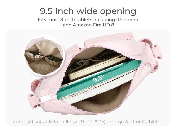 Bolso cruzado BAGSMART nylon para mujer miniatura 3