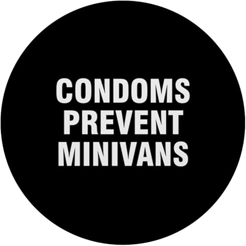 Miniatura 3 de Condoms Prevent Minivans PopSockets PopGrip intercambiable