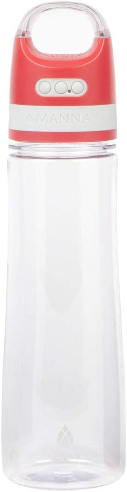 MANNA MUSE Wireless Speaker Water Bottle Micro-USB Port, Strobe Lights, and Microphone for Answering Phone Calls 28oz (828ml) Compatible with iOS, Android, iPhones and Tablets