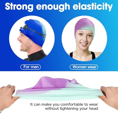 Image of Pelo Inflatable Swimming Water Pool Party Summer Bath Tub for Kids and Adults (Swimming Cap Multicolor)