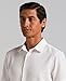 Perry Ellis Men's Solid Seersucker Slim Fit Short Sleeve Button-Down Shirt, Bright White, XX-Large (xx_l)