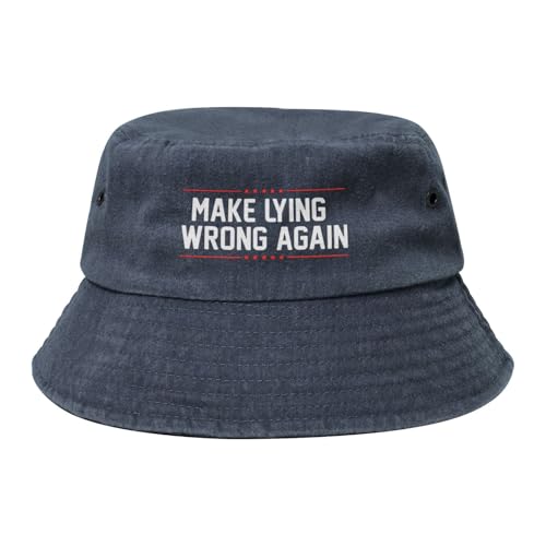 Make Lying Wrong Again Bucket hat - Cotton Sun hat - Unisex