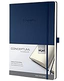 Besteht aus hochwertigem chamoisfarbenen 80g-Papier (der Umwelt zuliebe PEFC zertifiziert), auch für Füller geeignet