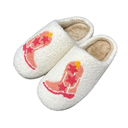 Image of Women's Men's Strawberry Slippers Cute Fruit Home Slippers Winter Fuzzy Memory Foam Fluffy Warm House Shoes