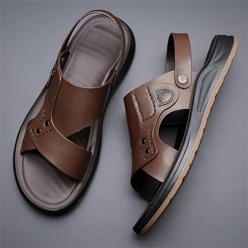 British Style Men's Outdoor Beach Shoes Summer Thick Soled Wear-Resistant Shoes3