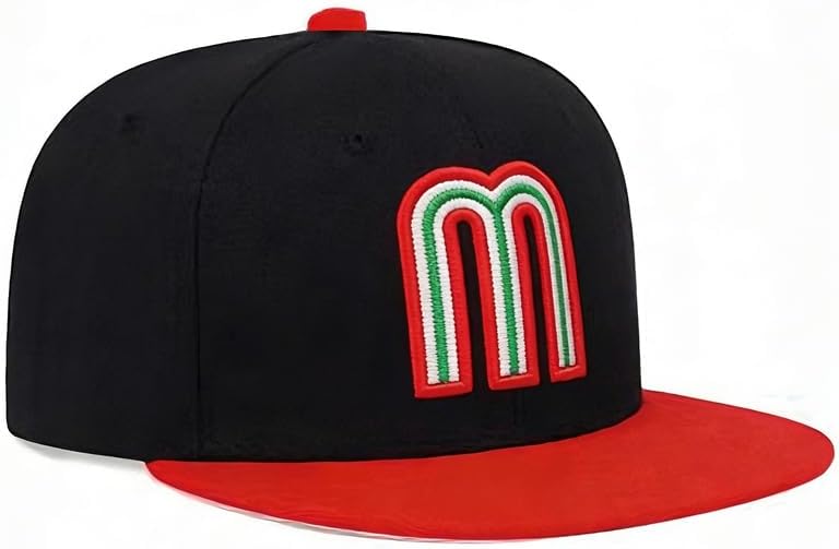 1 Mexican National Flag Baseball Cap, Mother and Child M Embroidered Logo hat