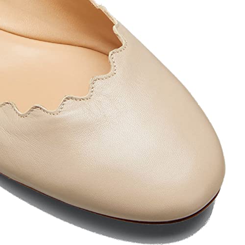LEHOOR Women Closed Round Toe Flats Slip On Ballet Flats Casual Flat Shoes Comfort Flat Heel Dress Shoes Office Party Office Ladies Drive Flats Walking Street Classic Chic 4-11 M US4