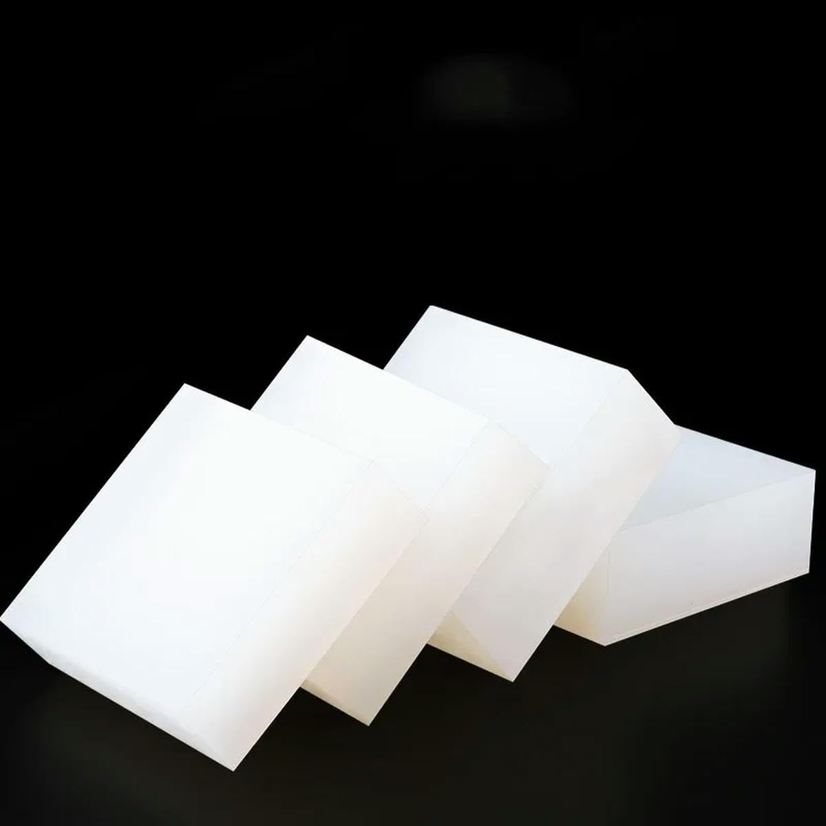 Feuille blanche à haute élasticité Amortissement en caoutchouc Roulement souple Joints antichocs résistants à l'usure épais 1~50mm Amortisseur-300x300x2mm-1Pc