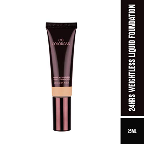 Image of Colorbar 24Hrs Weightless Satin Finish Liquid Foundation (FW 2.1, 25 ml) | Lightweight & Oil-Free | Satin & Natural Finish | Sweat Resistant | Fragrance Free