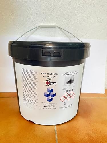 Cespram. Asfalto en frío, restaurador de baches. Kem Baches. Envase de 25 kg.