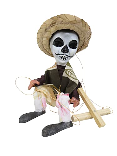 Day of The Dead Eskeleto Puppet Marionette - Thumbnail 2