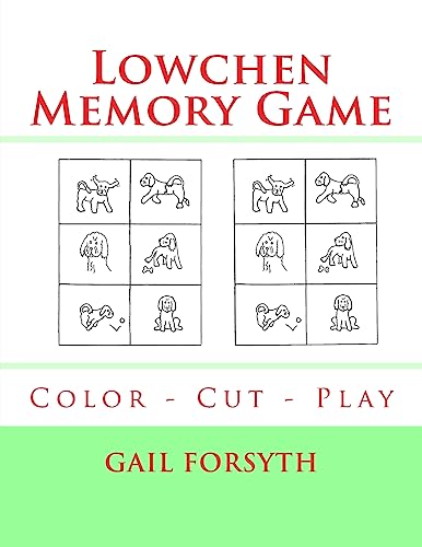 Lowchen Memory Game: Color - Cut - Play