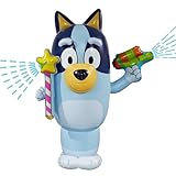 BLUEY Sprinkler for Kids, 48” Inflatable Water Sprinkler Toy for Summer Outdoor Fun, Lawn Sprinkler Toy and Bluey Party Decoration for Kids