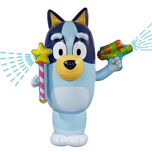 BLUEY Sprinkler for Kids 48 Inflatable Water Sprinkler Toy for Summer Outdoor Fun Lawn Sprinkler Toy and Bluey Party Decoration for Kids