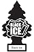 LITTLE TREES Car Air Freshener | Hanging Paper Tree for Home or Car | Black Ice | 12 Pack