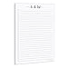 321Done to Do List Planning Pad - 50 Sheets (5.5" x 8.5") to-Do's Notepad Tear Off, Planner Checklist Organizing - Made in USA - Simple Script
