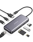 Anker 555 USB-C Docking Hub (8-in-1) PowerExpand Adapter, 85W Power Delivery, 4K 60Hz HDMI,10Gbps...