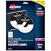 Avery White CD Labels for Laser Printers, 40 Disc Labels and 80 Spine Labels (5692)