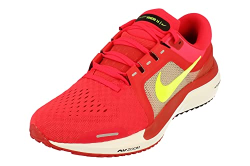 Nike Air Zoom Vomero 11 Men's Running Shoes, Siren Red Volt Clay 600, 7 UK