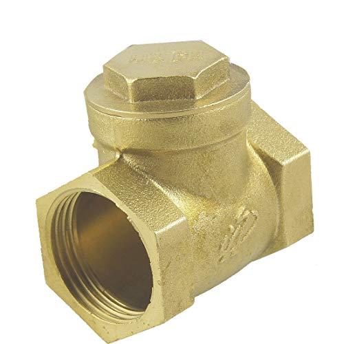 PVC Spring Flapper Check Valve 3/4-Inch Clear with Slip End Connectors