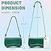 Keyli Shoulder Bag for Women mini Crossbody Purses Retro Classic Handbag Waterproof Vegan Leather Clutch Tote Hobo Purse Designer Bags with Adjustable Strap Green