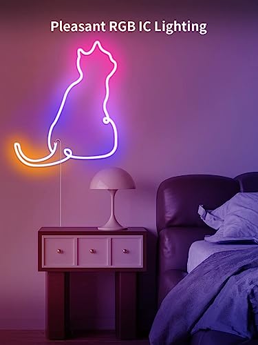 Mmeevt Meevt Rgbic Neon Rope Lights,6.56Ft Led Rope Lights With Remote App Control,Music Sync,Neon Led Rope Light With Alexa And Google Assistant,Diy Design,Neon Lights For Gaming Room Bedroom #TOP5