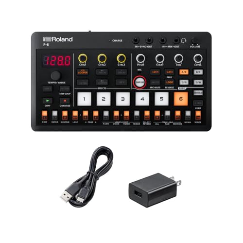 Roland �R���p�N�g�T���v���[ P-6 USB�A�_�v�^�[�Z�b�g �}�C�N����