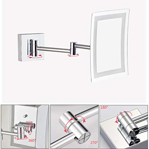 Miroir de salle de bain mural extensible pour votre routine beauté