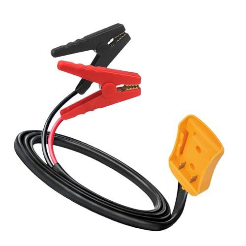 MCAOAL Pinzas de latón de alta conductividad, cable de arranque de salto portátil, funciones de seguridad para una extensión rápida de la batería en cualquier condición