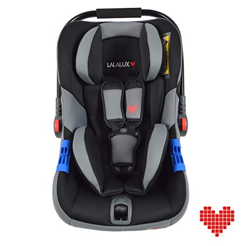 Lalalux Autostoeltje, Lichtgewicht Kinderzitje voor Auto en Buggy, Shop ‘n’ Drive-Systeem-Optie, Veilige Baby… - Afbeelding 4