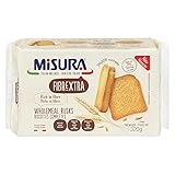 Misura Fibrextra Rusks, Rich in Fibre, Wholemeal, Italian Wellness, Non GMO, 320g