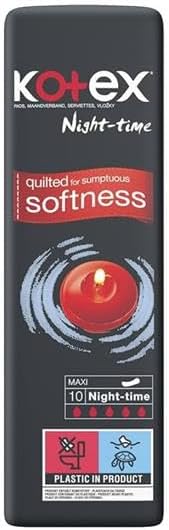 12 x Kotex Nightime Pads 10