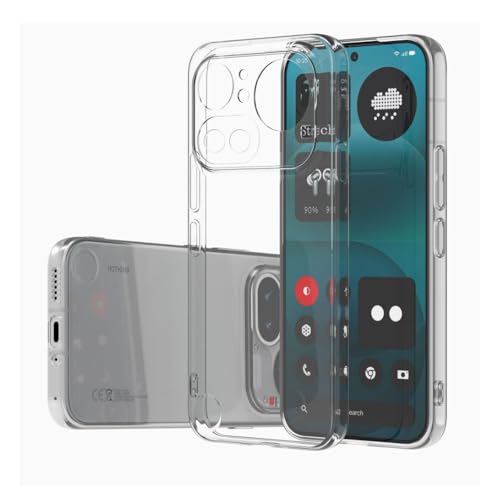 �yMoahsiuny�zFor Nothing Phone (4a) Pro �P�[�X Phone (4a) Pro �\�t�g�P�[�X �ی�J�o�[ �N���A ���� ���^ �ϏՌ� �y�� TPU�f��