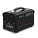 Produktbild Solar Stromerzeuger 288WH tragbares Kraftwerk 300W Solarbatterie Generator mit 110-V-Wechselstromsteckdose mit Reiner Sinuswelle für Notstromausfälle bei Campingausfällen im Freien