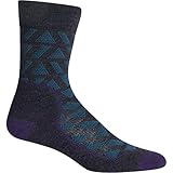 Icebreaker Damen Hike+ Light Crew Stride Socken Wandersocken