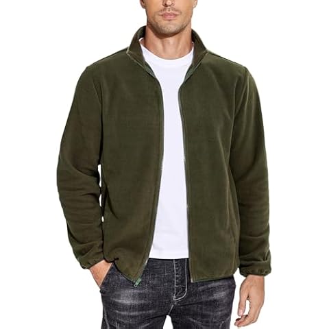 COOFANDY Men's Lightweight Fleece Jacket Cover