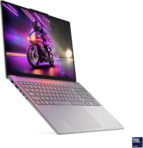 Image of Lenovo Yoga Pro 9i Aura Edition AI Laptop, Intel Ultra 9 285H, NVIDIA GeForce RTX 5060, 32GB RAM, 2TB SSD, 16.0 inch 3.2K OLED 120Hz 1000nits Touchscreen, 5.0MP IR Camera with E-shutter, Win11 - Luna Grey