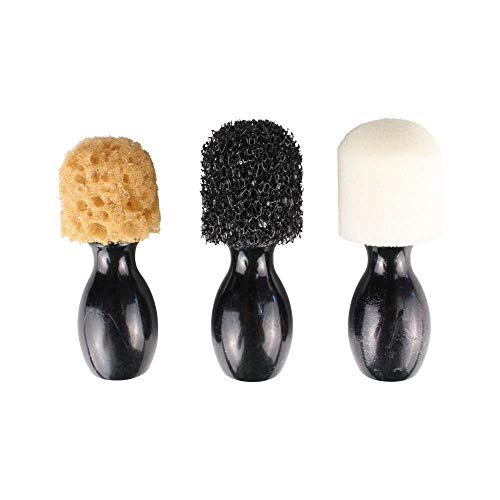 C' Top : Tampons Mousse Fantaisies (x3), Avec Manche En Bois 9 Cm